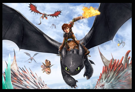 how to train your dragon toothless drawing scene