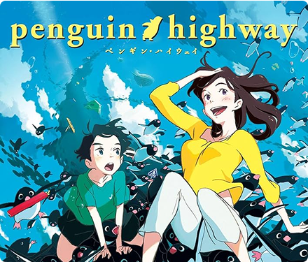 A modern animator focused on a digital tablet in a bright studio filled with animation sketches and creative tools. 6