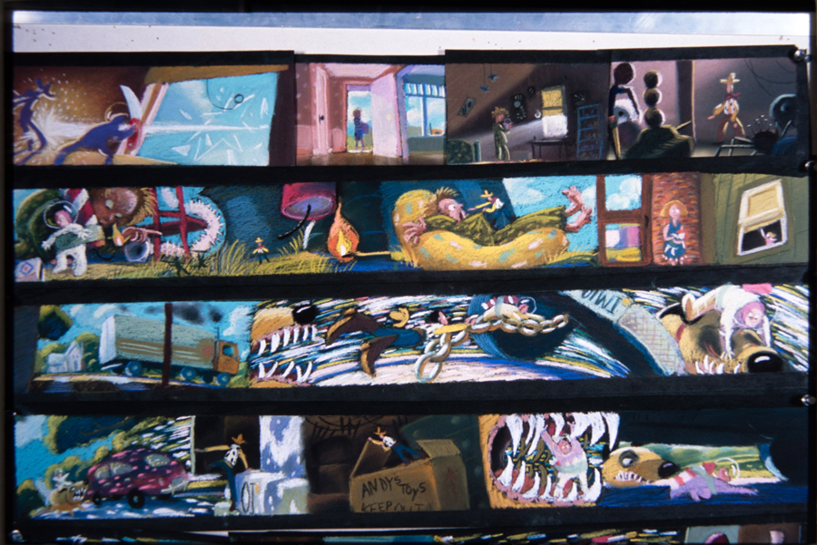 Ralph Eggleston color script Toy Story