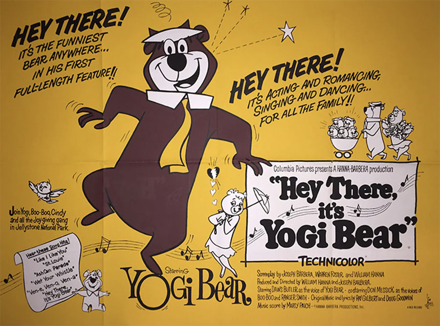 Two Night TCM "Hanna-Barbera Salute" Scheduled for December 3rd and 10th 2 Hey There Its Yogi Bear 900