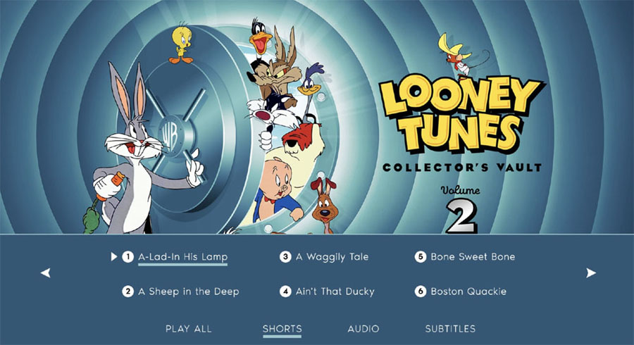 Looney Vault2 menu 900