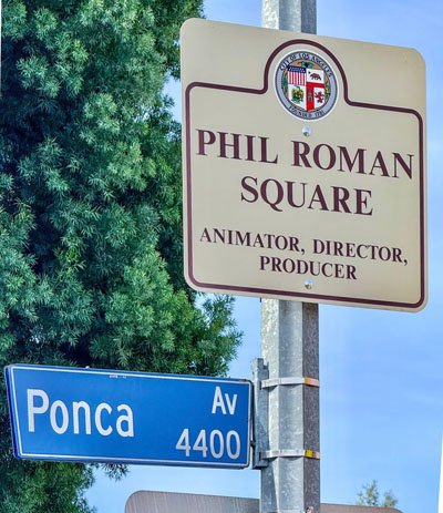 Phil Roman sign toluca Lake400