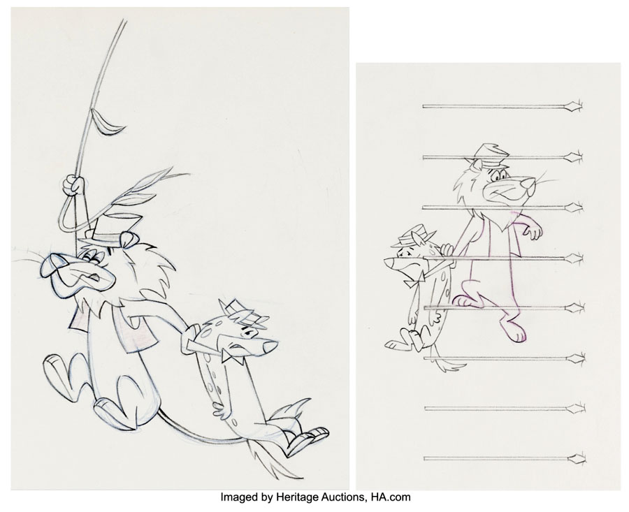 Heritage hosts "Yabba Dabba Doo! The Art of Hanna-Barbera II" Auction 2 Lippy pencils open 900